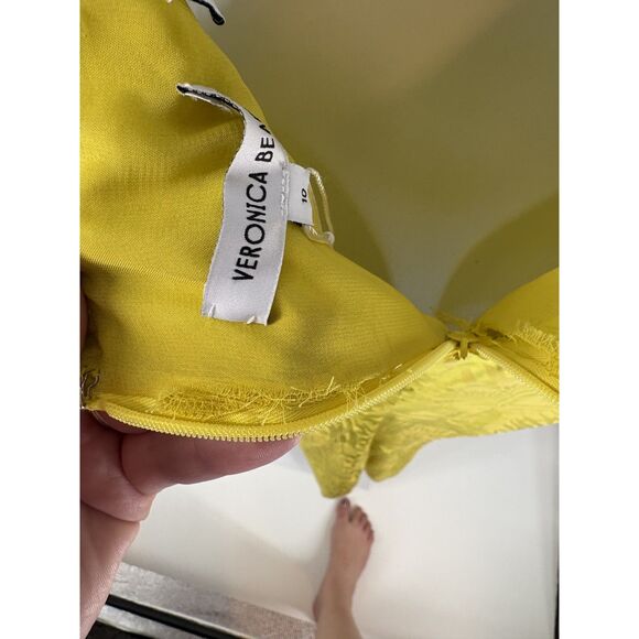 Veronica Beard Yellow Ruched Halter Maxi Dress - Picture 4 of 9